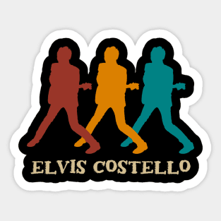 Vintage Elvis Costello Sticker